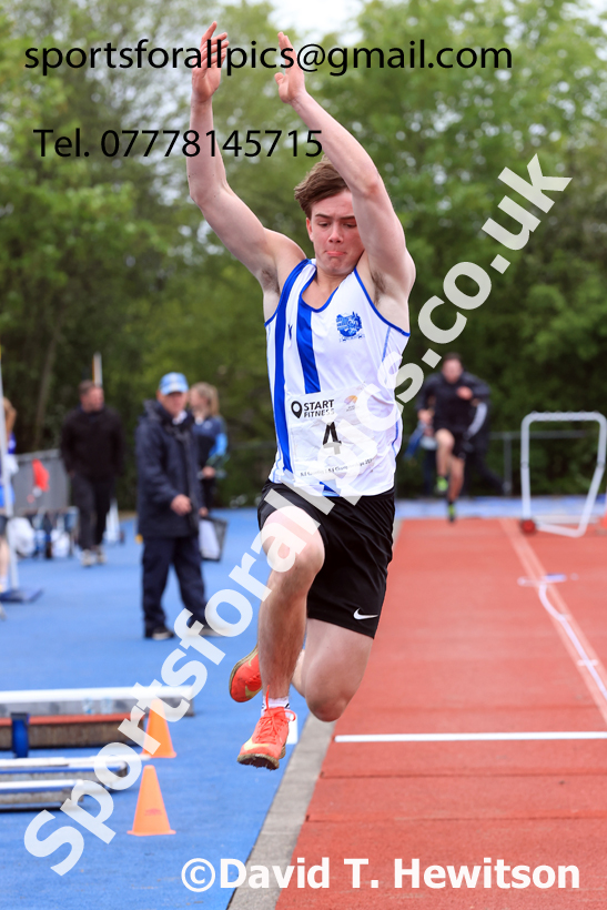 Triple Jumb, 2026 North Eastern Track and Field Champs, Shildon, County Durham. Photo: David T. Hewitson/Sports for All Pics